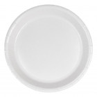 Plato redondo de papel blanco Ø 23 cm