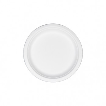 Plato redondo de fibra vegetal Ø 18 cm