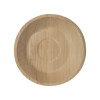 Plato de palma ecológico redondo 20 cm