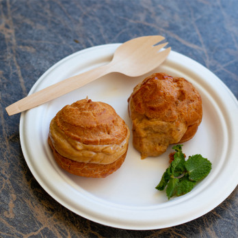 Plato redondo de fibra vegetal Ø 18 cm