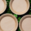 plato grande de papel kraft