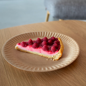 Plato redondo de papel kraft Ø 18 cm