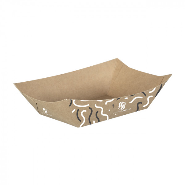 Bandeja de cartón personalizada 1100 ml - Impresión en hasta 4 colores