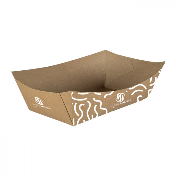 Bandeja de cartón personalizada 1370 ml - Impresión en hasta 4 colores