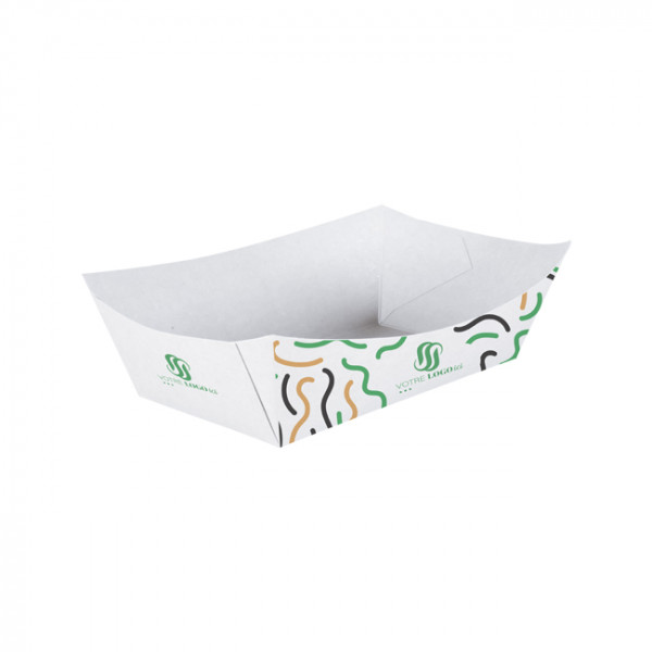 Bandeja de cartón personalizada de 900 ml - Impresión en hasta 4 colores