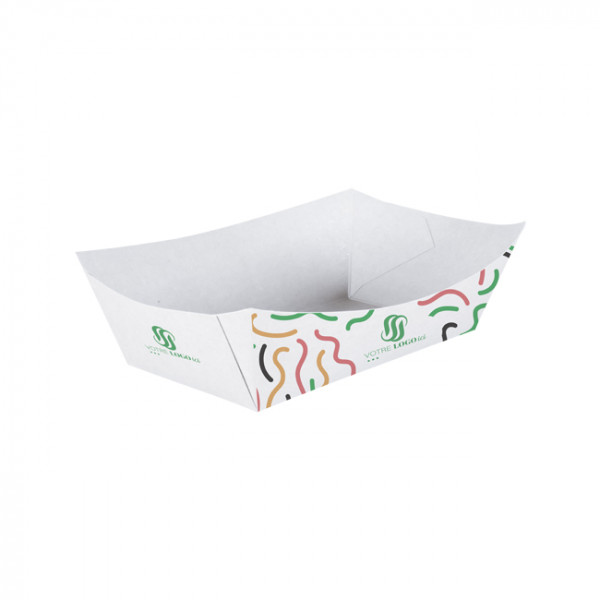 Bandeja de cartón personalizada de 900 ml - Impresión en hasta 4 colores