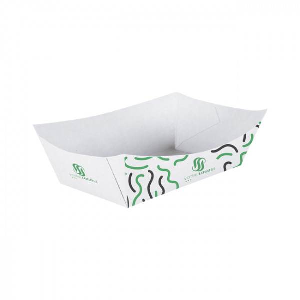 Bandeja de cartón personalizada de 950 ml - Impresión en hasta 4 colores
