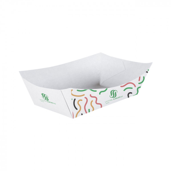 Bandeja de cartón personalizada de 950 ml - Impresión en hasta 4 colores