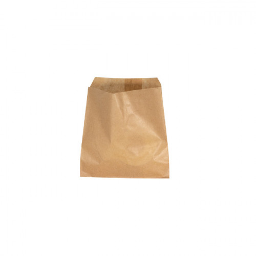 Estuche de papel kraft para patatas fritas 12 x 12 cm