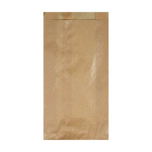 104 bolsa de papel kraft para croissants 14 + 6 x 27 cm
