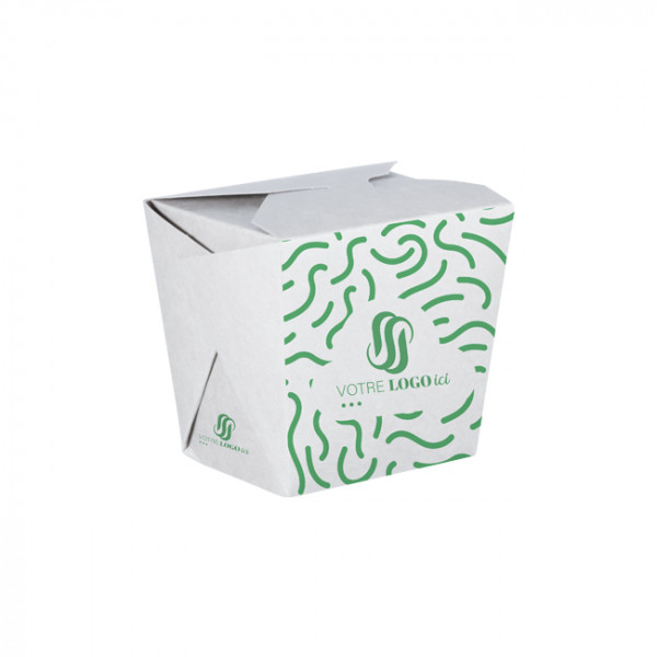 Olla de pasta de cartón personalizada 16 Oz - Impresión en hasta 4 colores