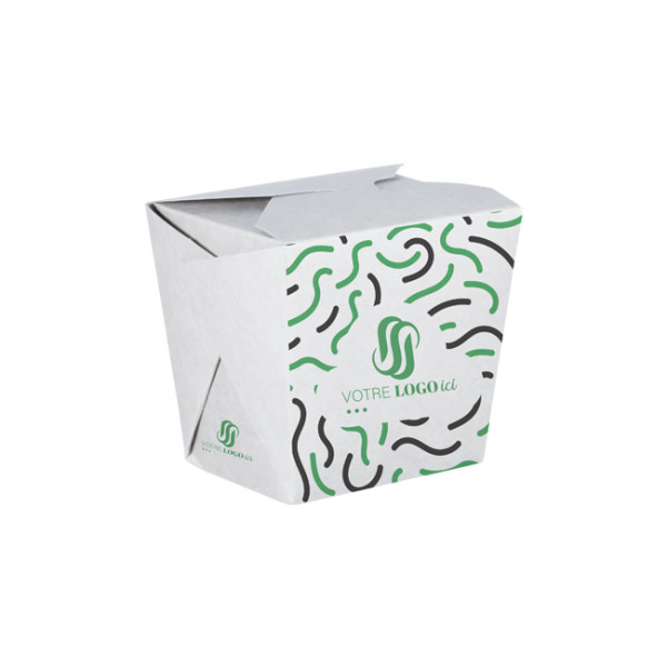 Olla de pasta de cartón personalizada 16 Oz - Impresión en hasta 4 colores