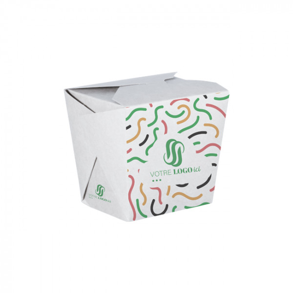 Olla de pasta de cartón personalizada 16 Oz - Impresión en hasta 4 colores