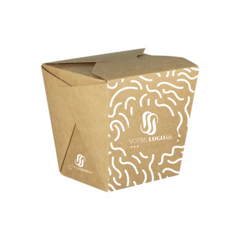 Olla de pasta de cartón personalizada 26 Oz - Impresión hasta en 4 colores