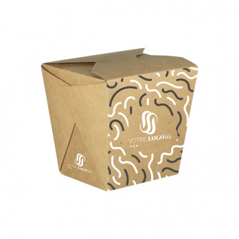 Olla de pasta de cartón personalizada 26 Oz - Impresión hasta en 4 colores