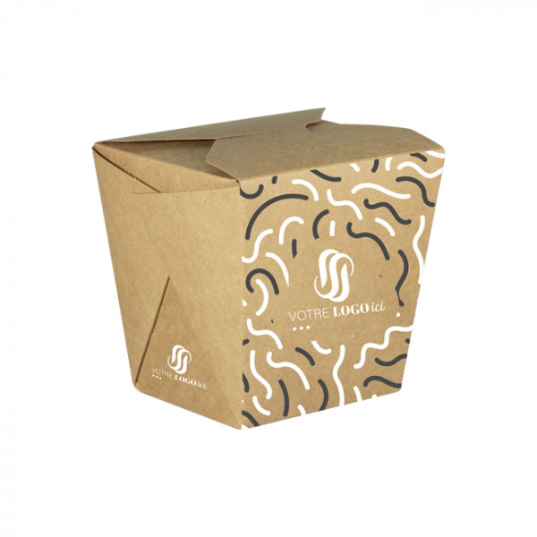 Olla de pasta de cartón personalizada 26 Oz - Impresión hasta en 4 colores