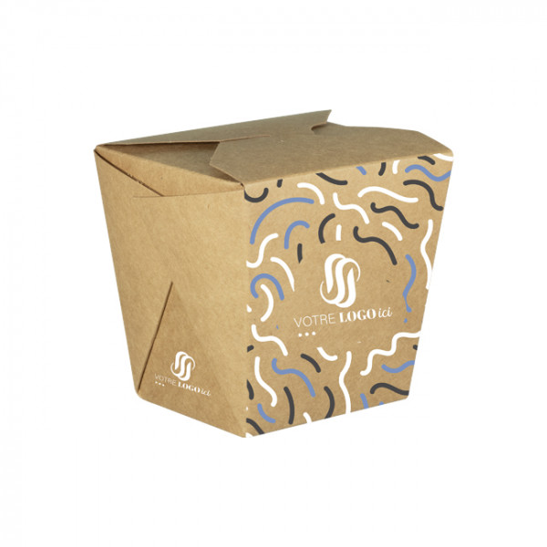 Olla de pasta de cartón personalizada 26 Oz - Impresión hasta en 4 colores