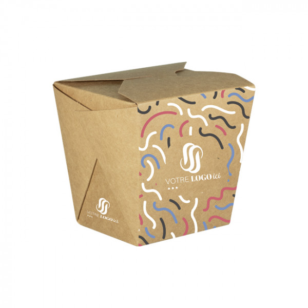 Olla de pasta de cartón personalizada 26 Oz - Impresión hasta en 4 colores