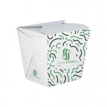 Olla de pasta de cartón personalizada 32 Oz - Impresión en hasta 4 colores