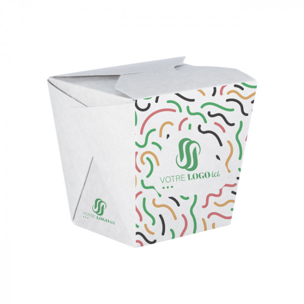 Tarro de pasta de cartón personalizado 32 Oz - Impresión en hasta 4 colores