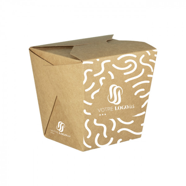 Olla de pasta de cartón personalizada 32 Oz - Impresión en hasta 4 colores