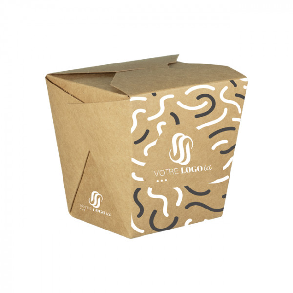 Olla de pasta de cartón personalizada 32 Oz - Impresión en hasta 4 colores