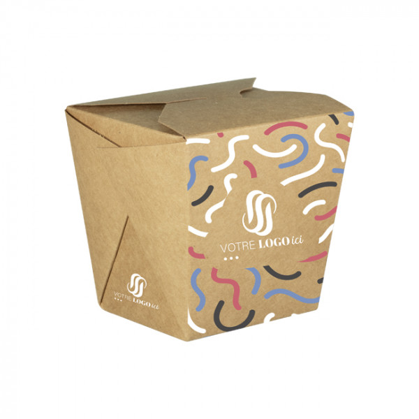 Tarro de pasta de cartón personalizado 32 Oz - Impresión en hasta 4 colores