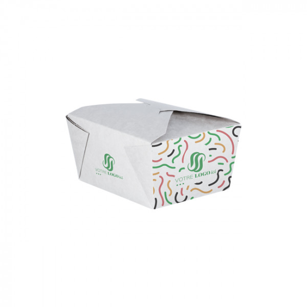 Caja de cartón rectangular personalizada 880 ml - Impresión hasta 4 colores