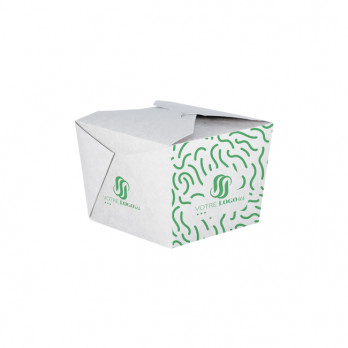 Caja de cartón rectangular personalizada 1100 ml - Impresión hasta 4 colores