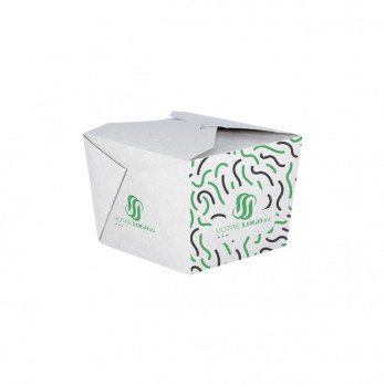 Caja de cartón rectangular personalizada 1100 ml - Impresión hasta 4 colores