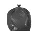 Bolsa de basura negra de 100 L con cordón de ajuste