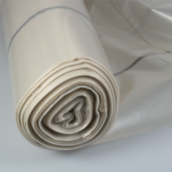 Bolsa de basura transparente reforzada de 130 L con lazo