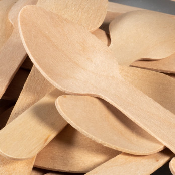 Cuchara pequeña de madera 11 cm