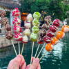 brocheta de postre