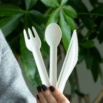 Cubiertos de fibra vegetal - PROMOCIÓN