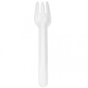 Tenedor de fibra vegetal 15,8 cm
