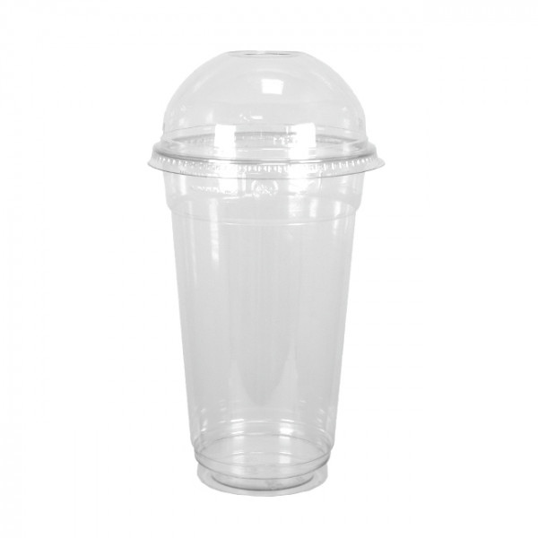 Coctelera de plástico de 63 cl con tapa abovedada