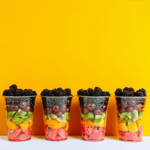 Bote de plástico para macedonia