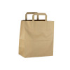 Bolsa de papel kraft con asas 26 x 14 / 30 cm