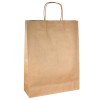 Bolsa de papel kraft con asas retorcidas 32 x 12 / 41 cm