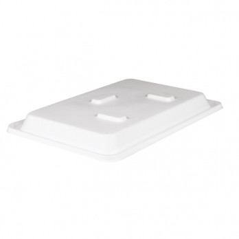 Tapa de fibra vegetal para bandeja de comida 32 x 22,5 cm