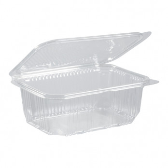 Bandeja con tapa contigua en PET 1000 mL