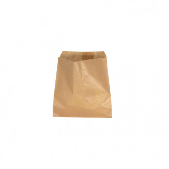 Estuche de papel kraft para patatas fritas 12 x 12 cm