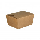 Fiambrera rectangular de cartón kraft 800 ml
