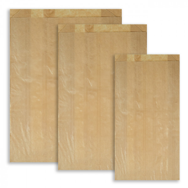 Bolsas de papel kraft de fruta y verdura