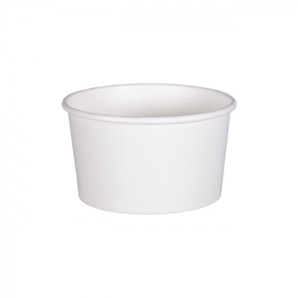 Tarrina de helado de cartón blanco de 8 Oz para mayoristas