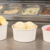 Tarrina de cartón blanco para 2 bolas de helado