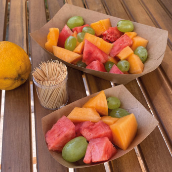 Bandeja de cartón kraft de 300 ml