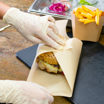 Papel kraft antigrasa 28 x 34 cm