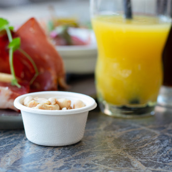 Pote de salsa de fibra vegetal 60 ml